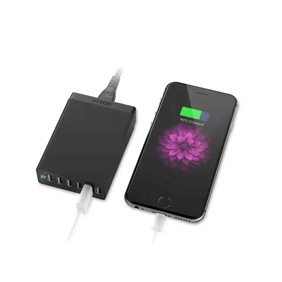 Anker PowerPort 60W 6xUSB V3-4