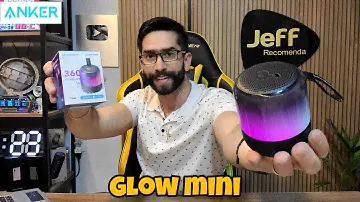 Anker Soundcore GLOW MINI 8W IP67: A caixinha de som LANÇAMENTO com muita LUZ! (Unboxing/Analise)