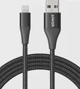 Кабель Anker PowerLine+ Lightning to USB 3m черный A8123HA1