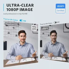 Веб-камера Anker PowerConf C300 1080p Smart Full HD с микрофонами с шумоподавлением Мини-камера с кадрированием и автофокусом HDR 60 FPS Регулируемый угол обзора,... (art.: 3920bc466ec10)