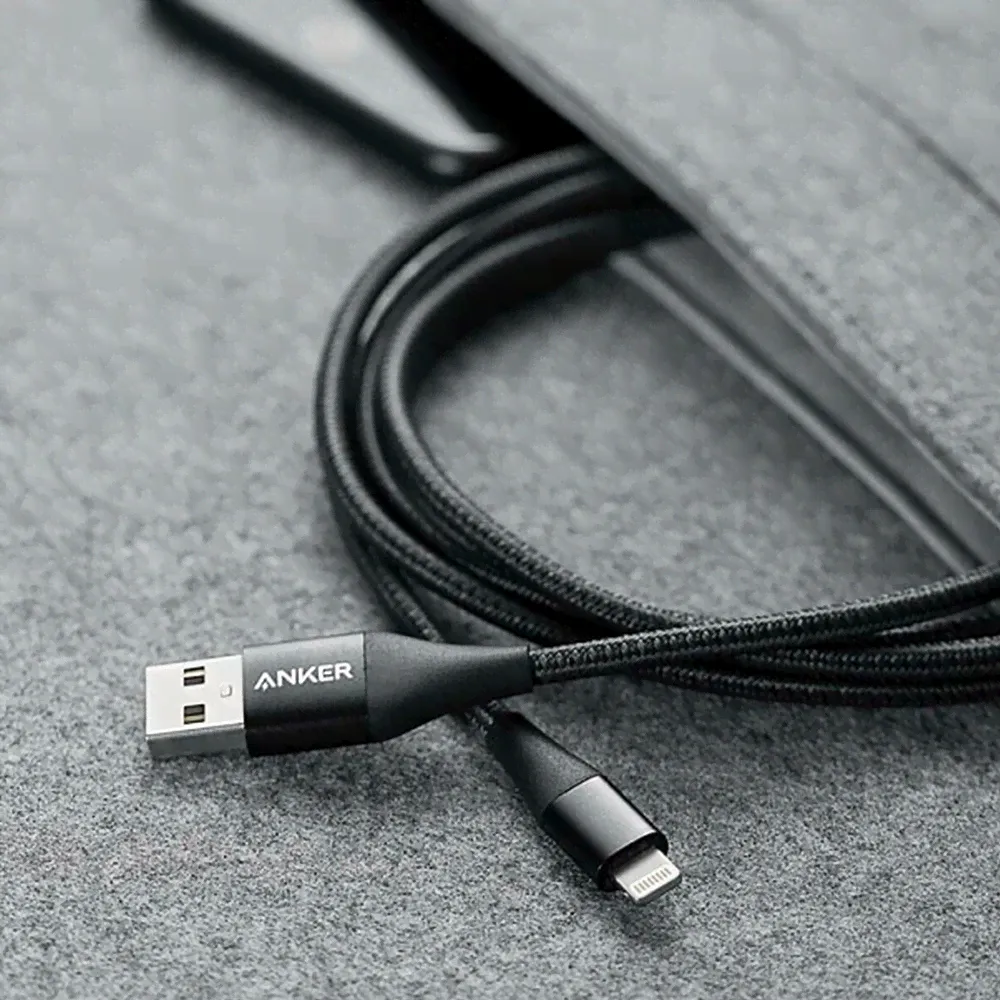 Кабель ANKER Powerline+ II (A8453H13) USB - Lightning 1,8м черный MFI-2