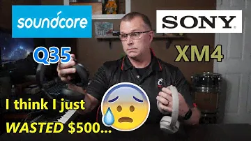 *ОБЗОР И СРАВНЕНИЕ: Sony XM4 и Soundcore Q35 — НАУШНИКИ С ANC — Я в восторге...