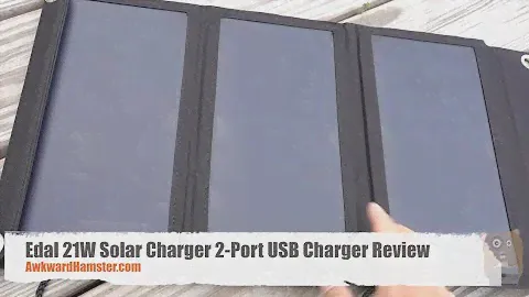 Edal 21W Solar Charger 2-Port USB Charger Review