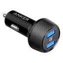 Автомобильное зарядное устройство Anker PowerDrive Speed 2QC UN Packaging V3 черное