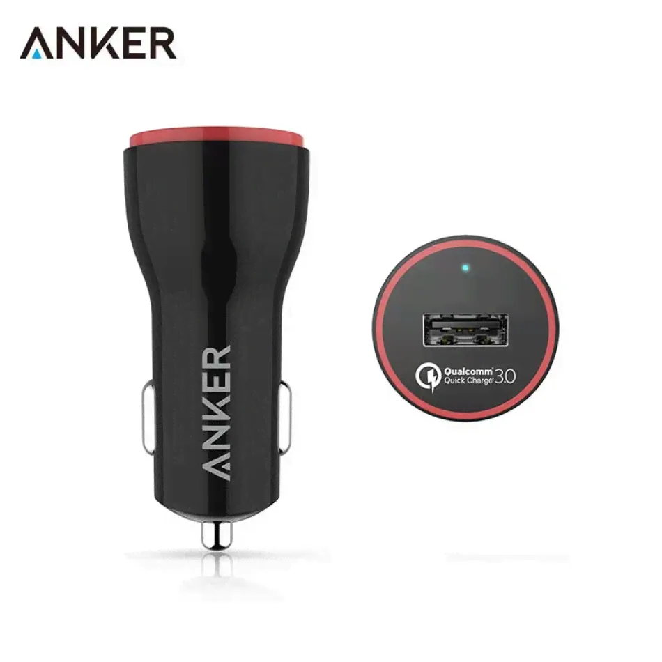 Anker PowerDrive+ 1 with 1xQC3.0 (A2210012) black-0