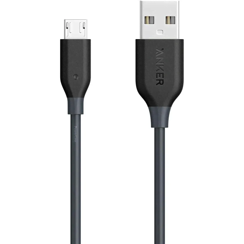 Anker PowerLine microUSB - USB Black-2