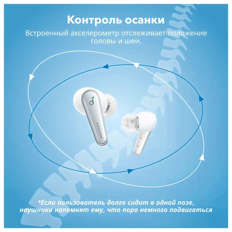 Наушники беспроводные ANKER SOUNDCORE Liberty 4 (A3953), White/белый-0