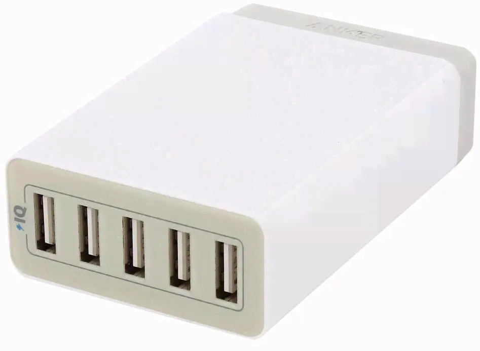 Anker PowerPort 5 (A2105L21) - сетевое зарядное устройство (White)-0