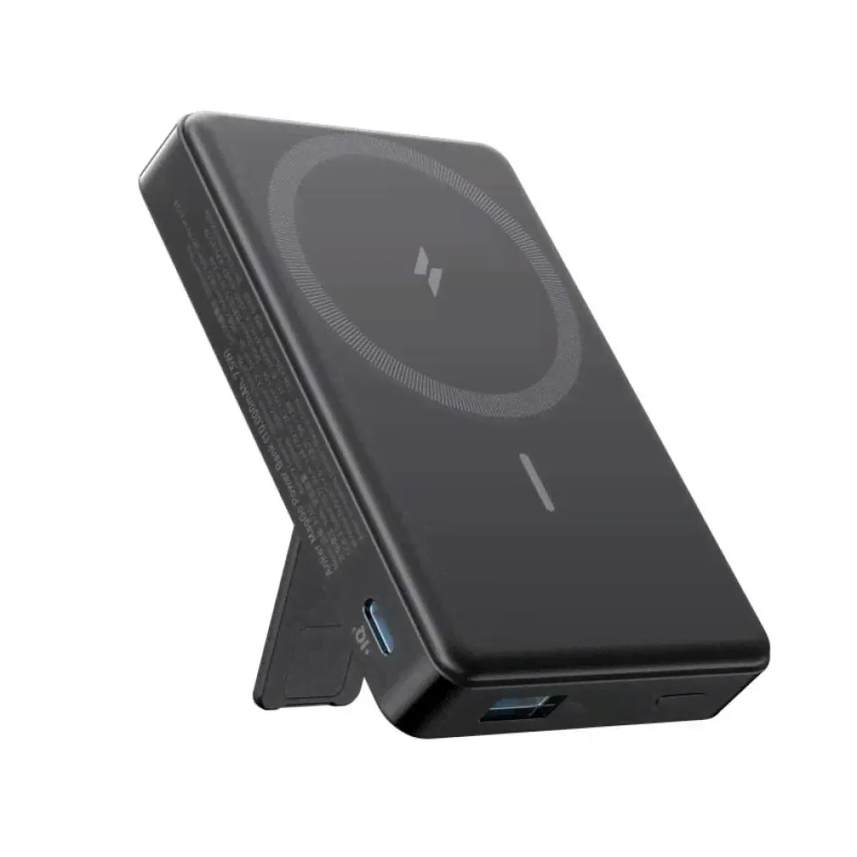 Anker MagGo Power Bank 10000mAh, 7.5w, Stand, PD20w, QC18w (A1652) черный