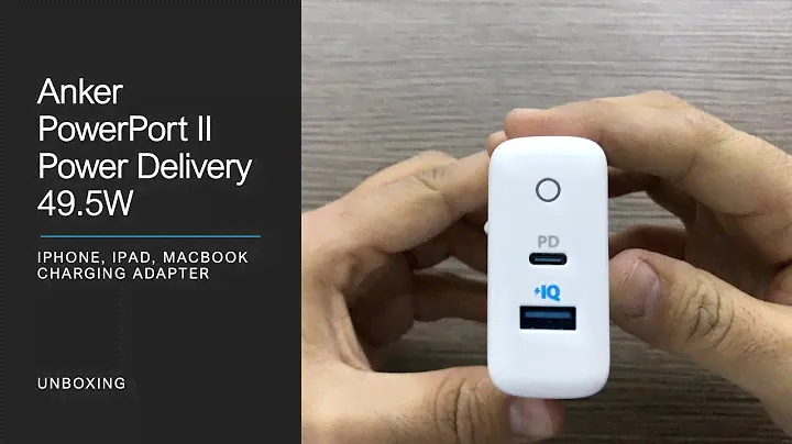 Anker PowerPort 2 Power Delivery support 49.5w fast charging adaptor