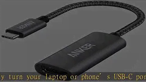 Anker USB C to HDMI Adapter (4K@60Hz), 310 USB-C Adapter (4K HDMI), Aluminum, Portable , for MacBoo
