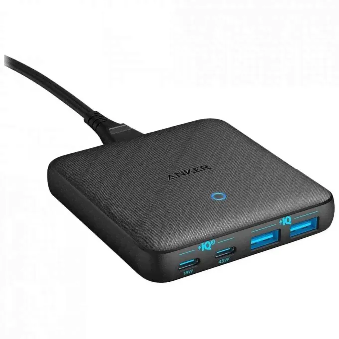 Сетевое зарядное устройство ANKER Pport+ Atom III Slim A2046, 65W, черный-0