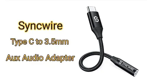 Syncwire Type C to 3.5mm Headphone Jack Adaptor