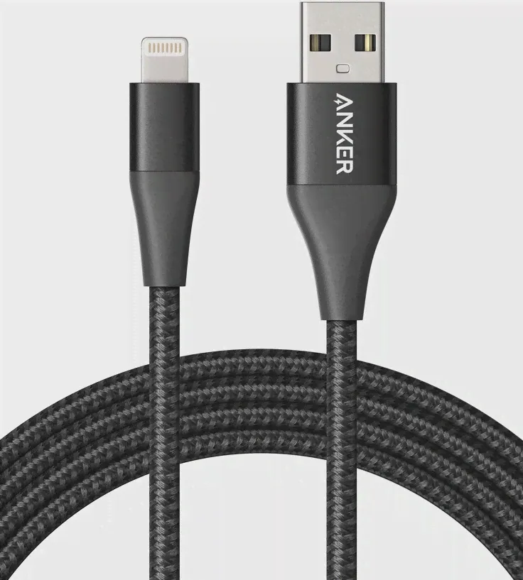 Кабель Anker PowerLine+ Lightning to USB 3m черный A8123HA1-0