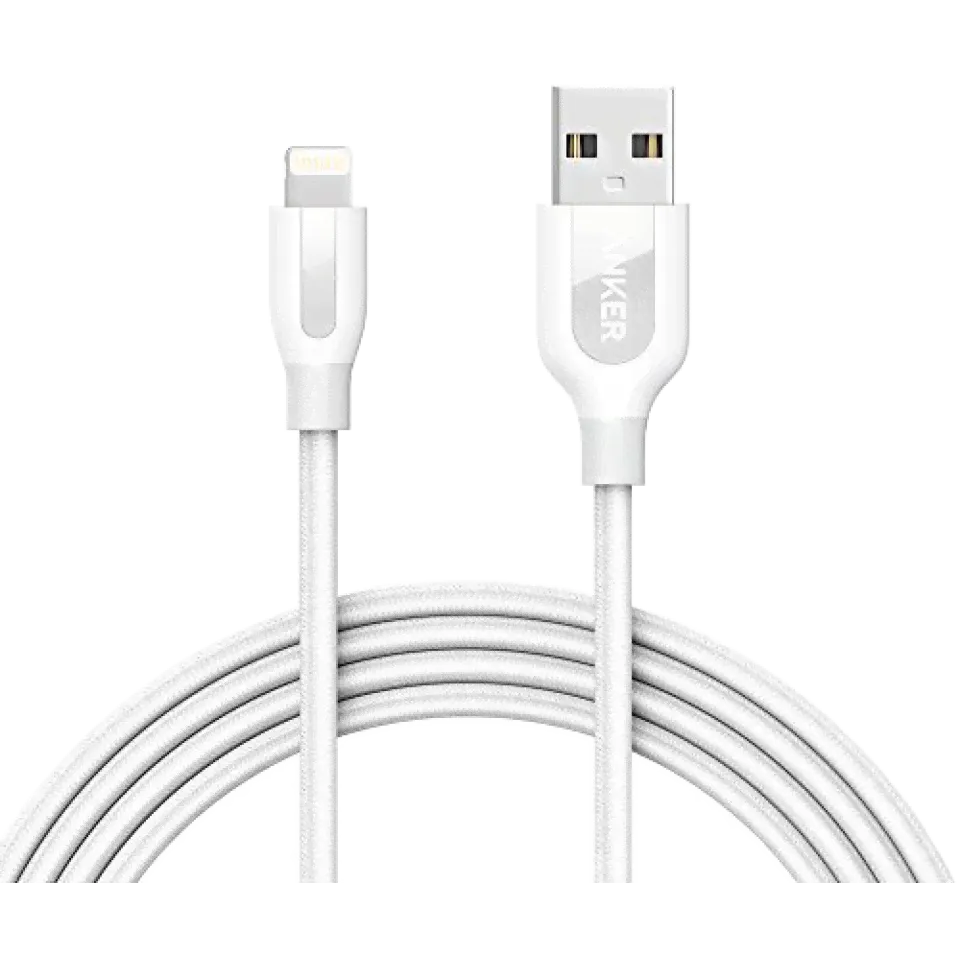Кабель Anker PowerLine+ Lightning (3ft0.9m) White with Offline