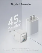 🛍 Зарядное устройство Anker 511 (Nano Pro), Anker Nano Pro, 20 Вт PIQ 3,0 прочное компактное быстрое зарядное устройство, зарядное устройство USB C для iPhone 13