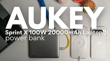 The Ultimate Portable Power Solution for Power Users: AUKEY Sprint X 100W 20000mAh Laptop Power Bank