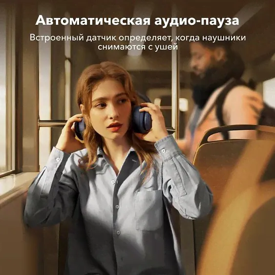Наушники беспроводные Anker SOUNDCORE Q35. Цвет: синий-3
