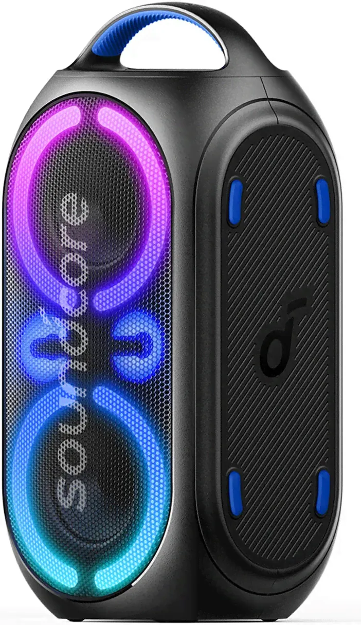 Динамик Anker Soundcore Rave Party 2 Bluetooth, стереозвук 120 Вт, водонепроницаемость IPX4, Party Cast, технология BassUp, время воспроизведения 18 ч-0