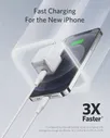 🛍 Зарядное устройство Anker 511 (Nano Pro), Anker Nano Pro, 20 Вт PIQ 3,0 прочное компактное быстрое зарядное устройство, зарядное устройство USB C для iPhone 13