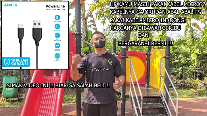 UNBOXING Dan REVIEW Kabel Charger Anker PowerLine Micro 3ft/0.9m - A8132