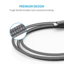Кабель ANKER Powerline+ (A8142GA1) USB - MicroUSB 0,9м черный